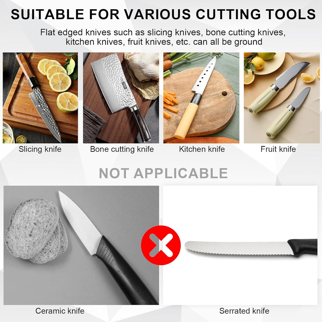Lisslune | Electric Knife Sharpener with 3 Speeds & LED Display – EdgeMaster