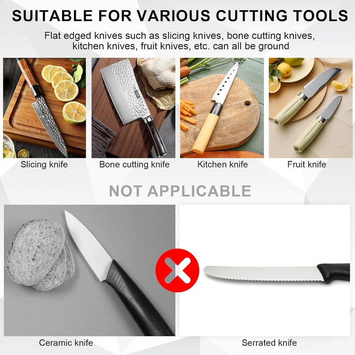 Lisslune | Electric Knife Sharpener with 3 Speeds & LED Display – EdgeMaster
