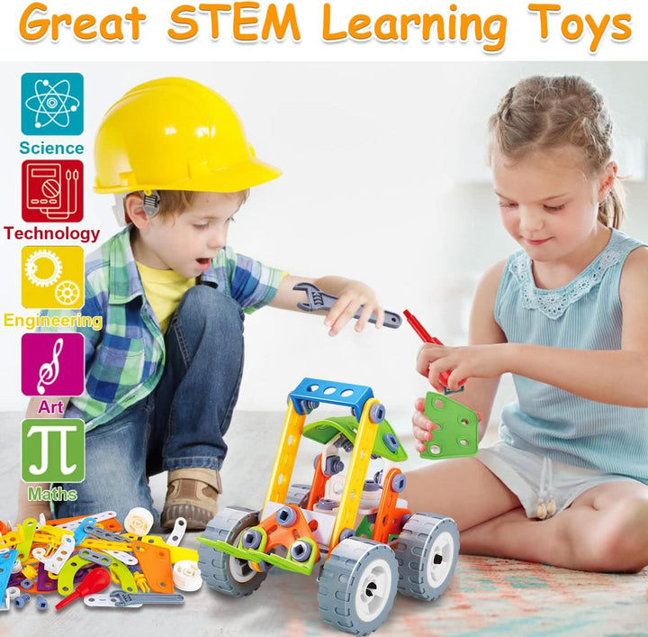 Lisslune | CREATIVE CONSTRUCTION SET – Construction toy for imagination, motor skills & logical thinking