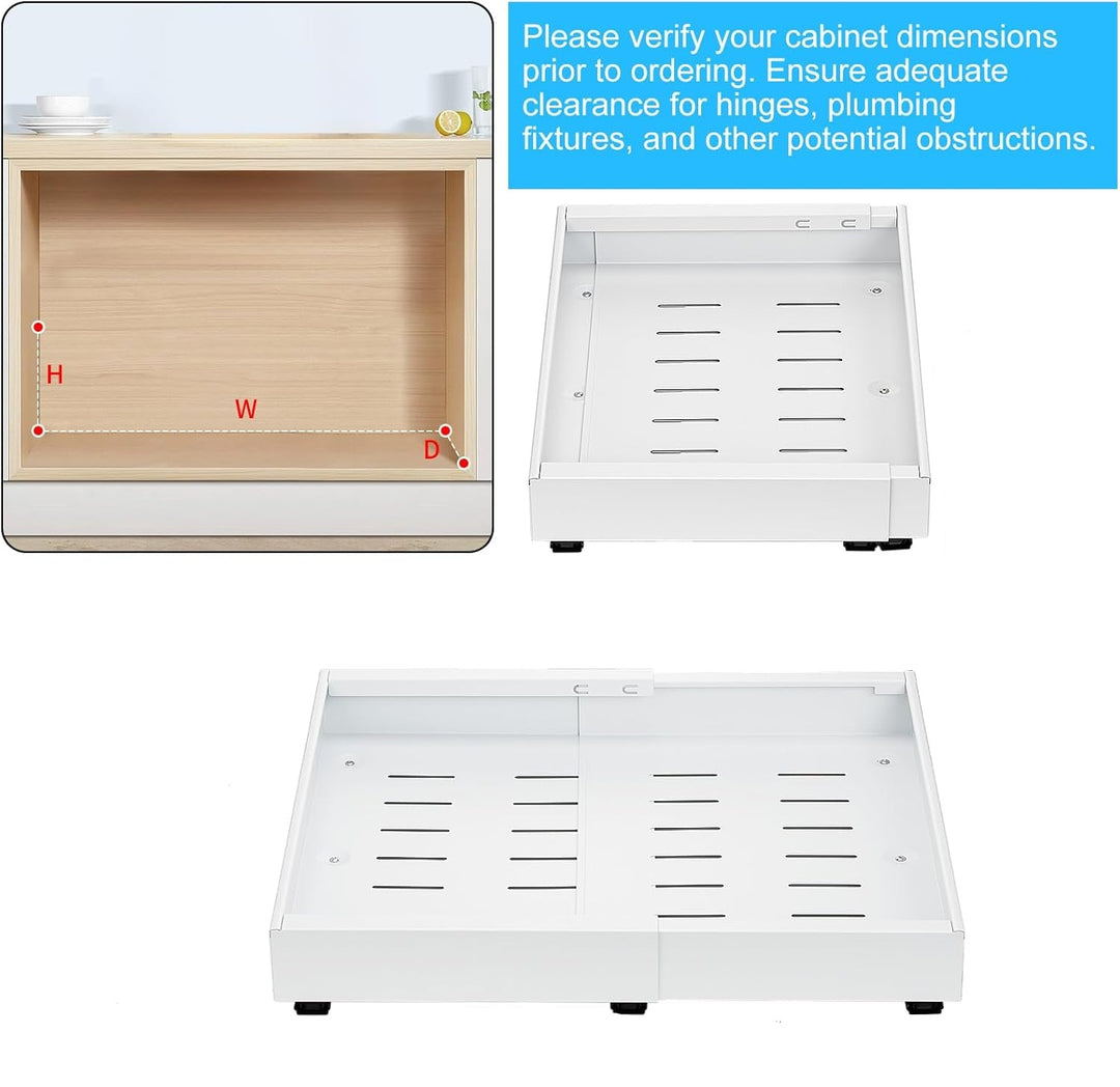 Lisslune | 2 Pack Pull-Out Cabinet Drawers – StoreEase
