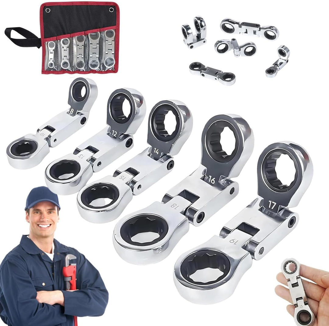 Lisslune | Double Drive Flex Head Ratcheting Wrench – Torvex