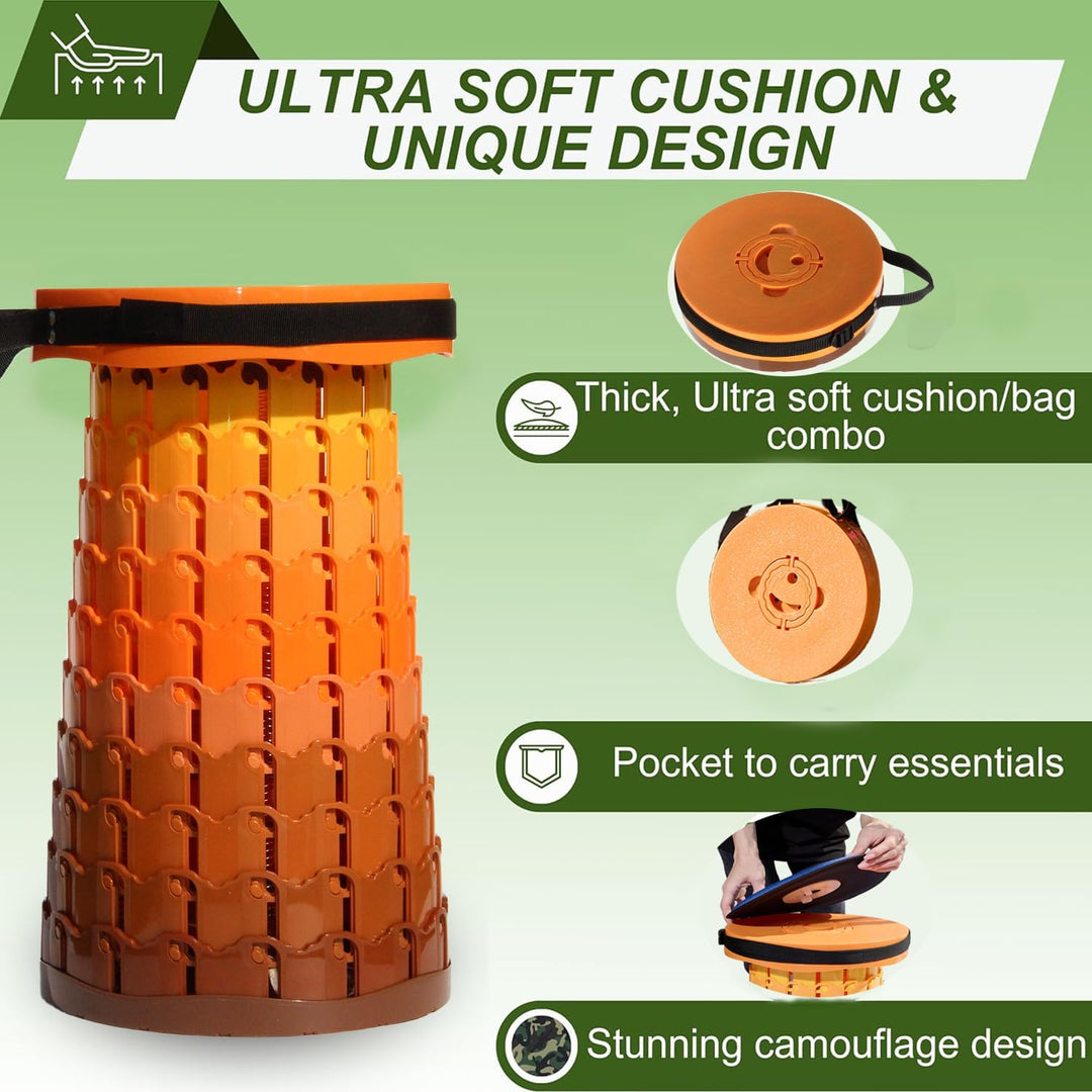 Lisslune | Collapsible Stool with Cushion – SitMax
