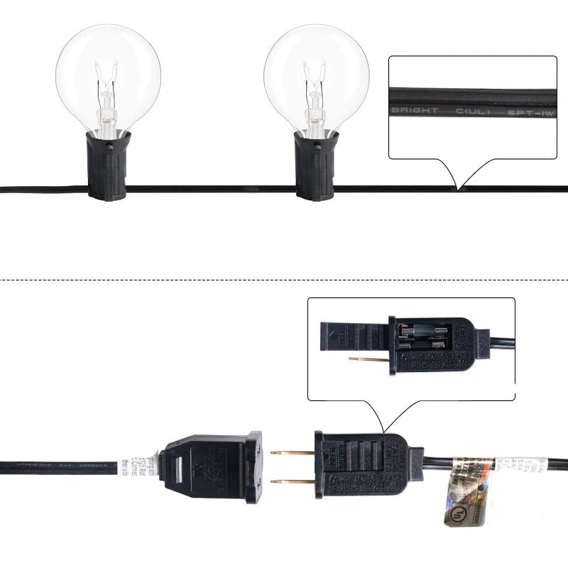 Lisslune | Royaleva Outdoor Dimmable String Lights - 20 ft LED Ambient Lighting