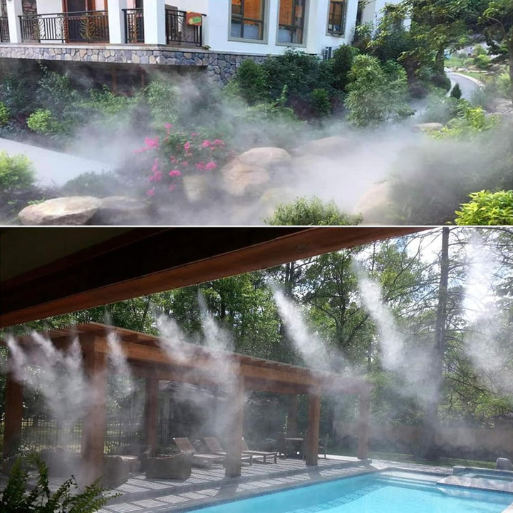 Lisslune | Misting System for Terrace and Garden – Cooling Spray Set for Sunshade and Pavilion