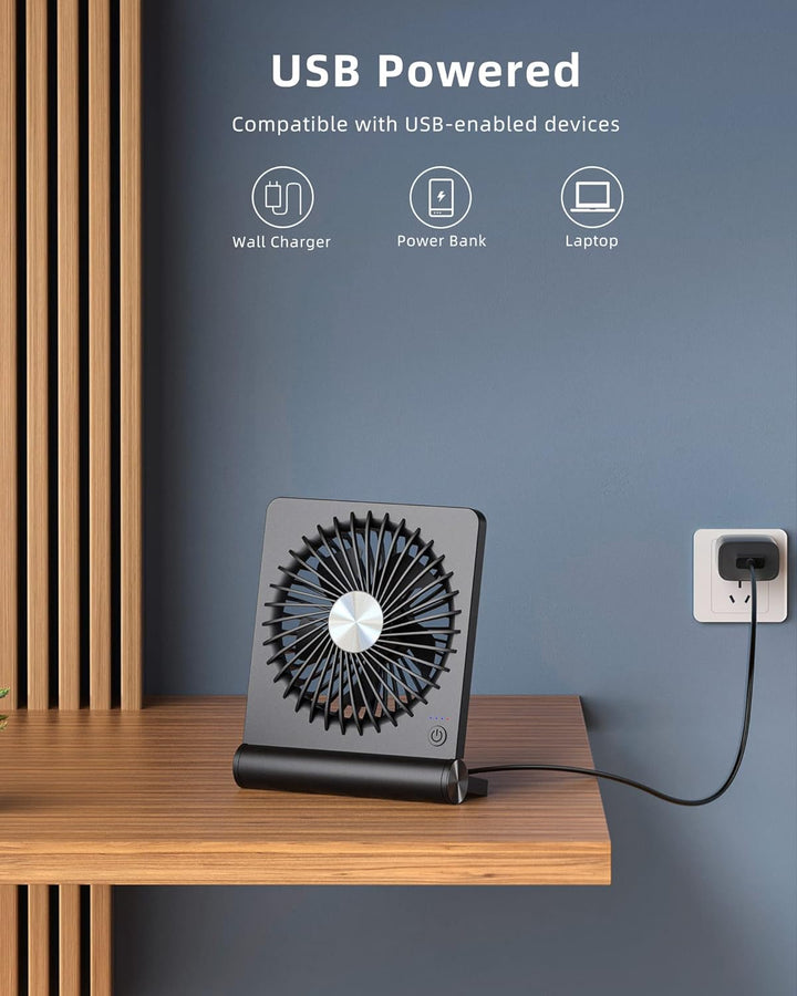 Lisslune | Stronger Wind Ultra Quiet Small Table Fan