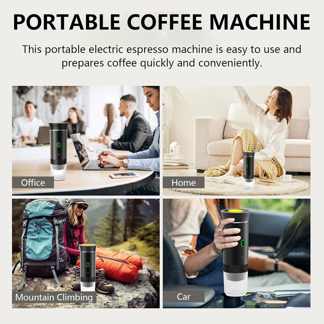 Lisslune | Portable 3-in-1 Espresso Coffee Maker with Rechargeable Battery – Raverno