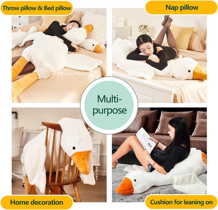 Lisslune | Cuddly Giant Goose Plush – Soft Toy in Multiple Sizes
