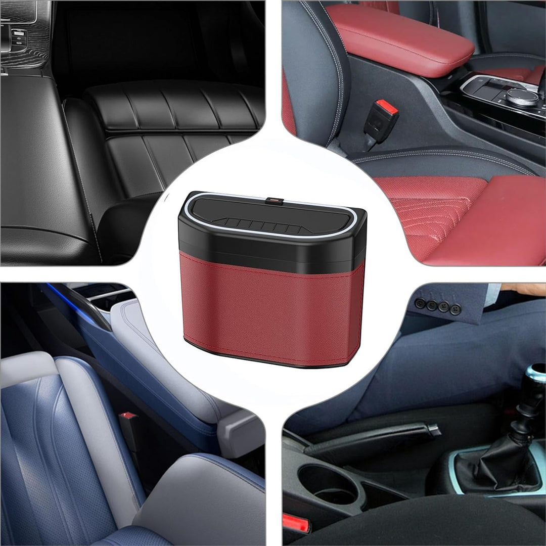 Lisslune | Smell-Proof Car Trash Can with Touch Light – Lurevo