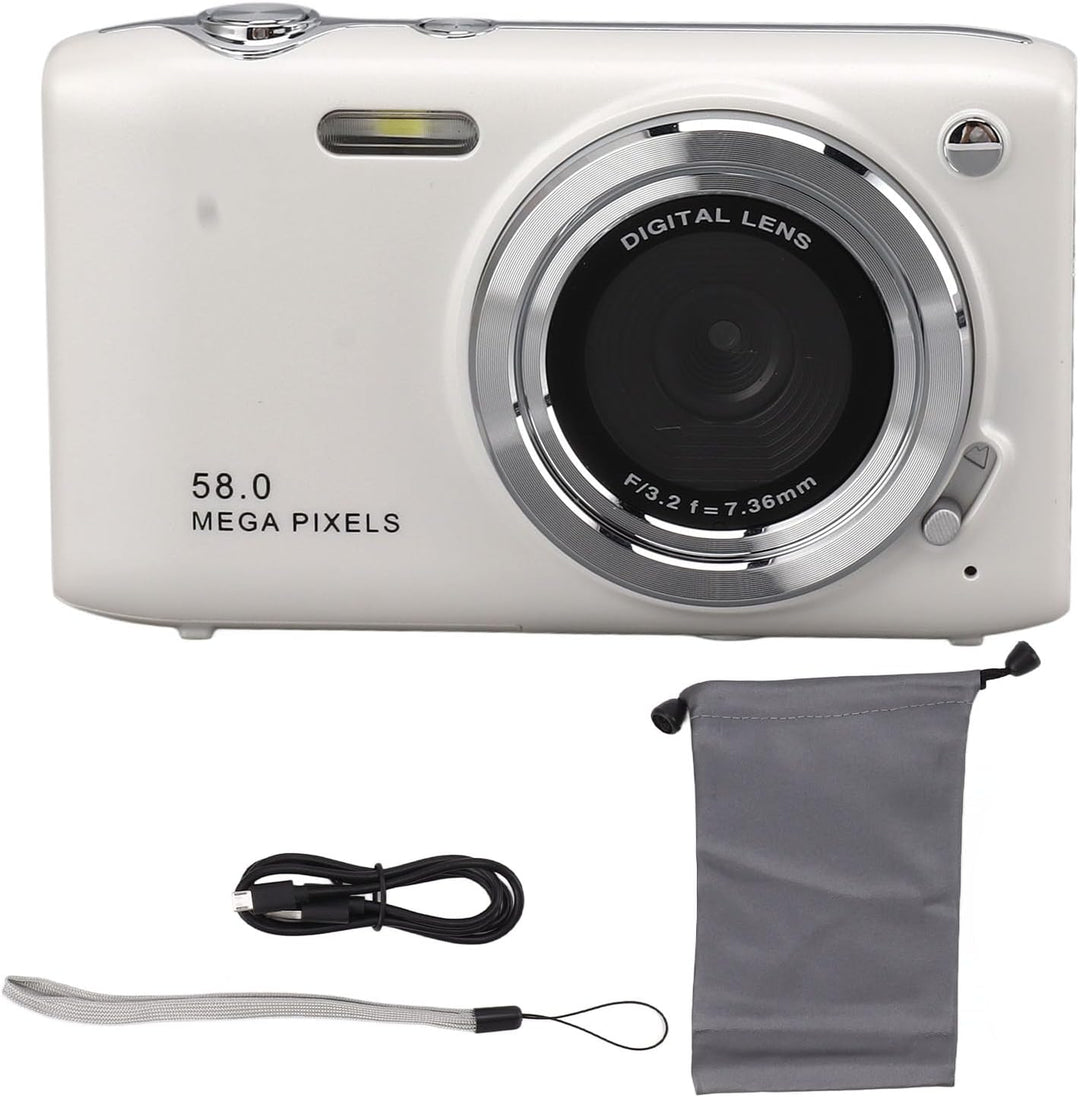 Lisslune | 4K Compact Digital Camera with 58MP Photos and 16X Zoom – Lumora