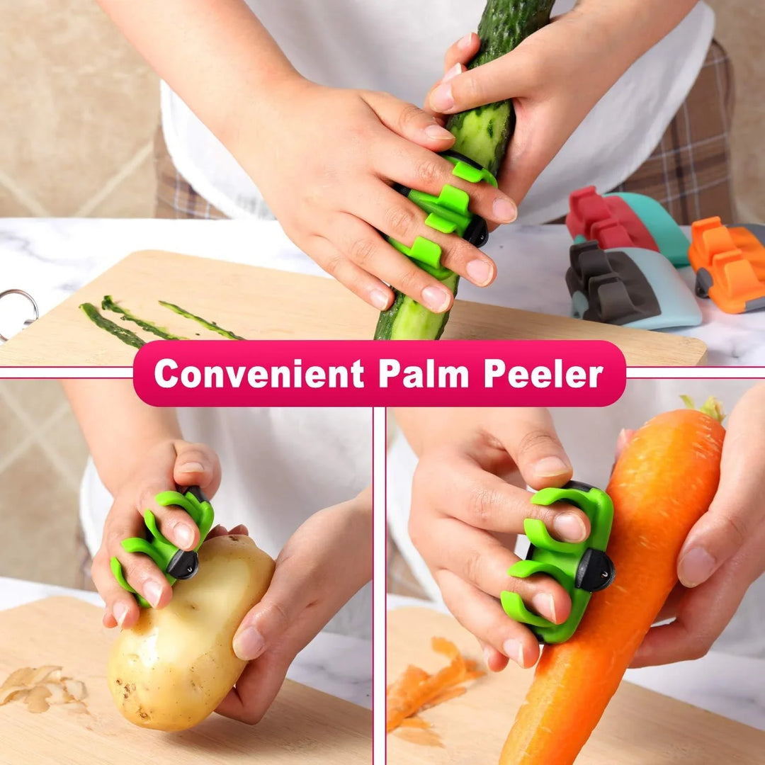 Lisslune | 4-piece finger vegetable peeler set