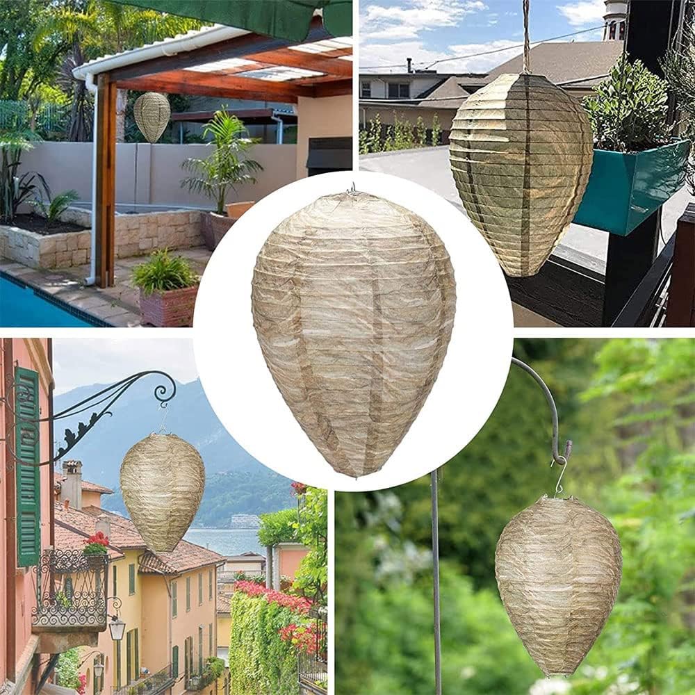 Lisslune | Wasp Nest Defense Lamp – Hanging Protection Net Against Wasps and Insects