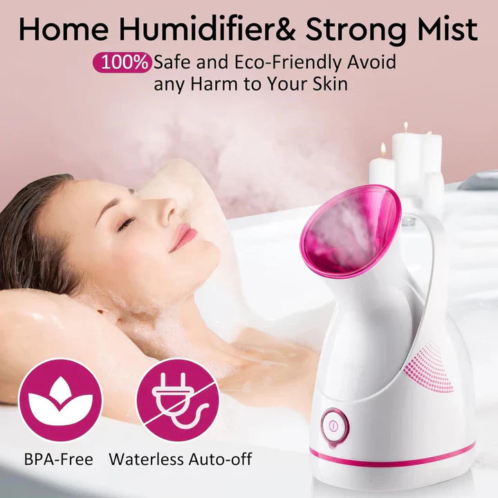 Lisslune | Nano-Ionic Facial Steamer | For Deep-Acting Skin Care