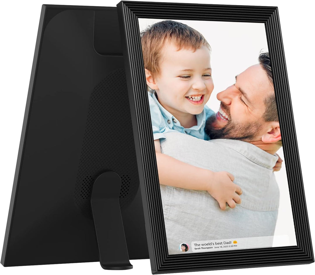 Lisslune | High-Resolution Digital Photo Frame Top-Rated Electric Picture Frame with Video Playback and Camera Features