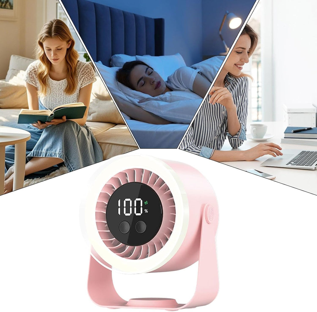 Lisslune | Quiet Desk Fan – Auralis