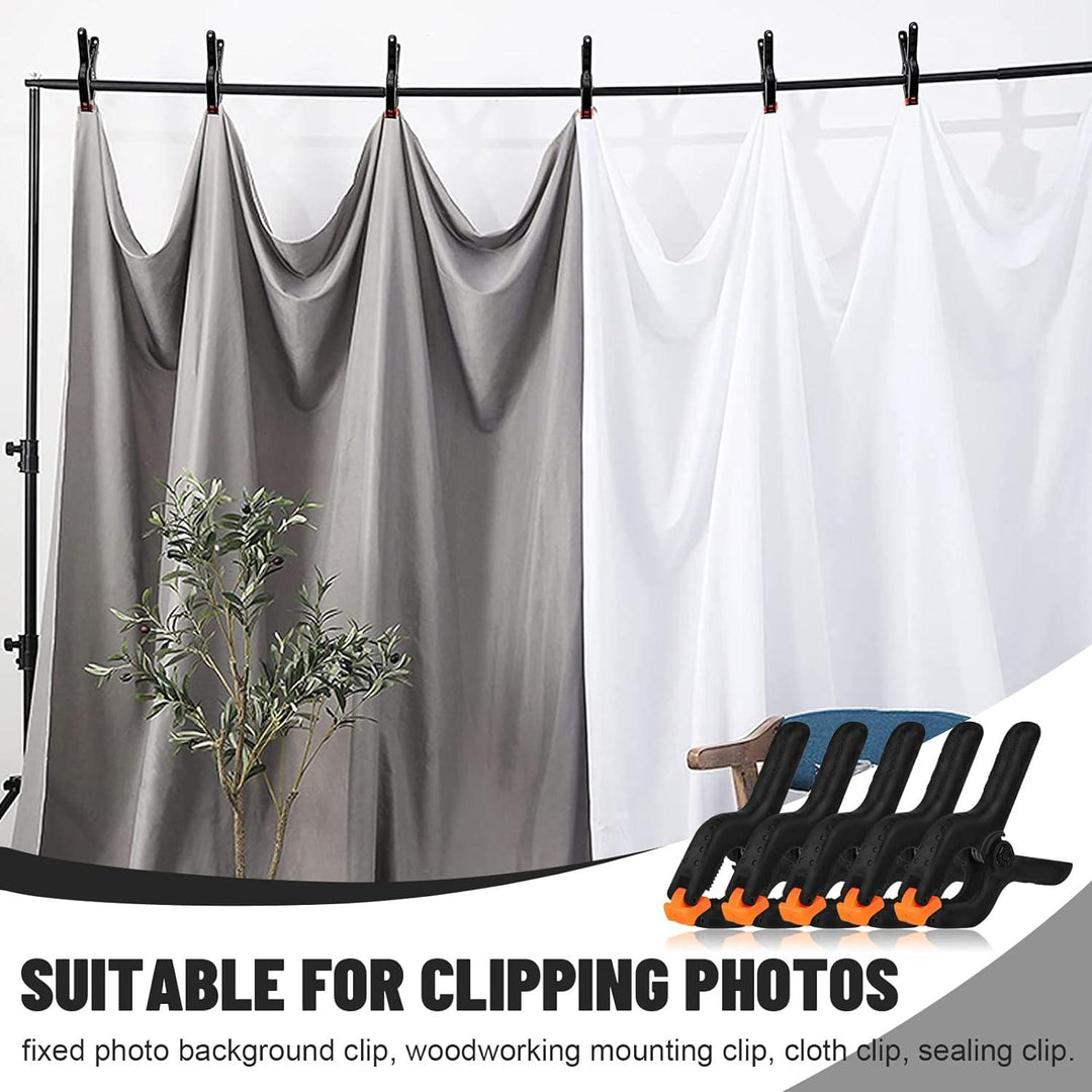Lisslune | Sustainable 6-piece plastic clamp set with spring for woodworking and DIY tasks