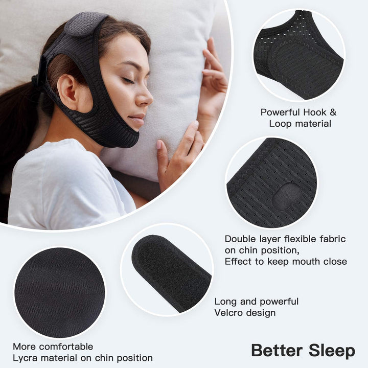 Lisslune | Anti-Snore Chin Strap for Sleep Apnea