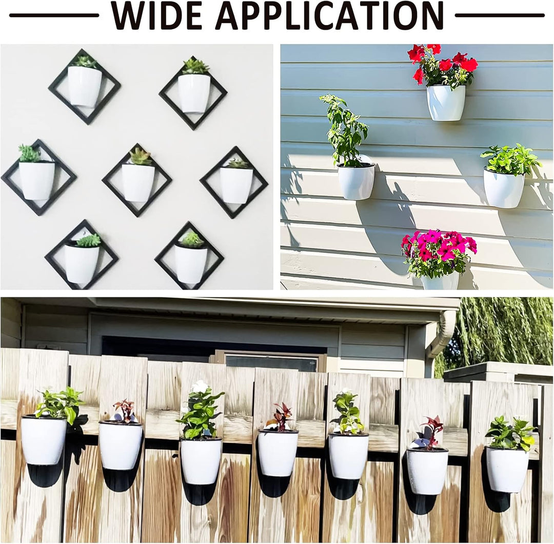 Lisslune | Self-watering hanging plant pot – Modern flower pot for wall mounting