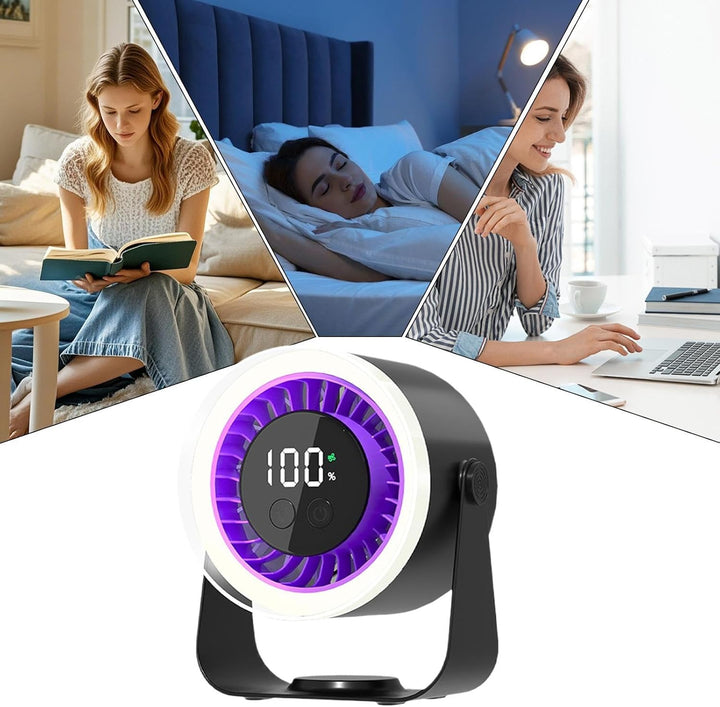 Lisslune | Quiet Desk Fan – Auralis
