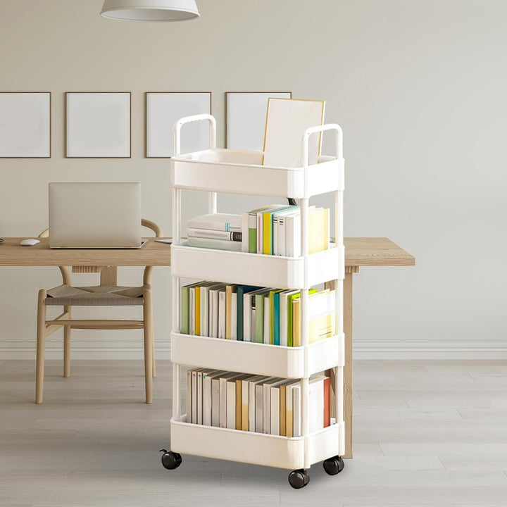 Lisslune | Rolling Utility Cart with Wheels & Handle – Veyora