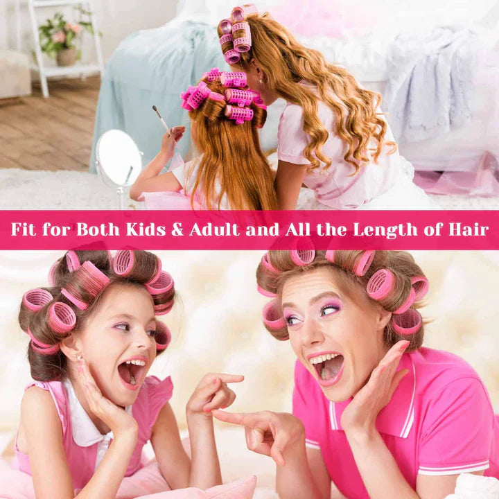Lisslune | Self-adhesive hair rollers | For voluminous and long-lasting curls
