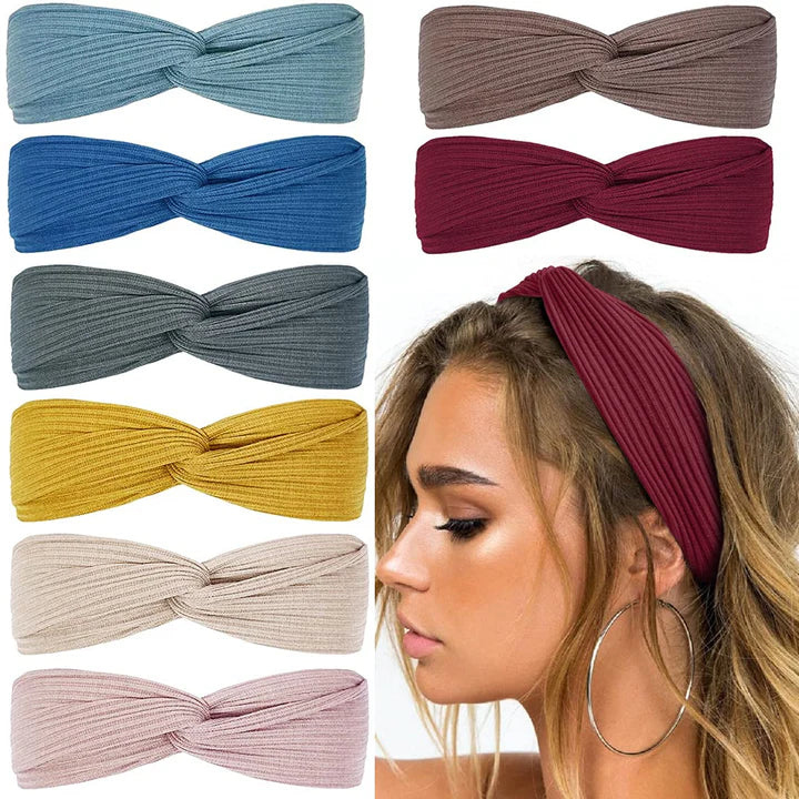 Skorter | Ribbed Twist Headbands – Boho Design