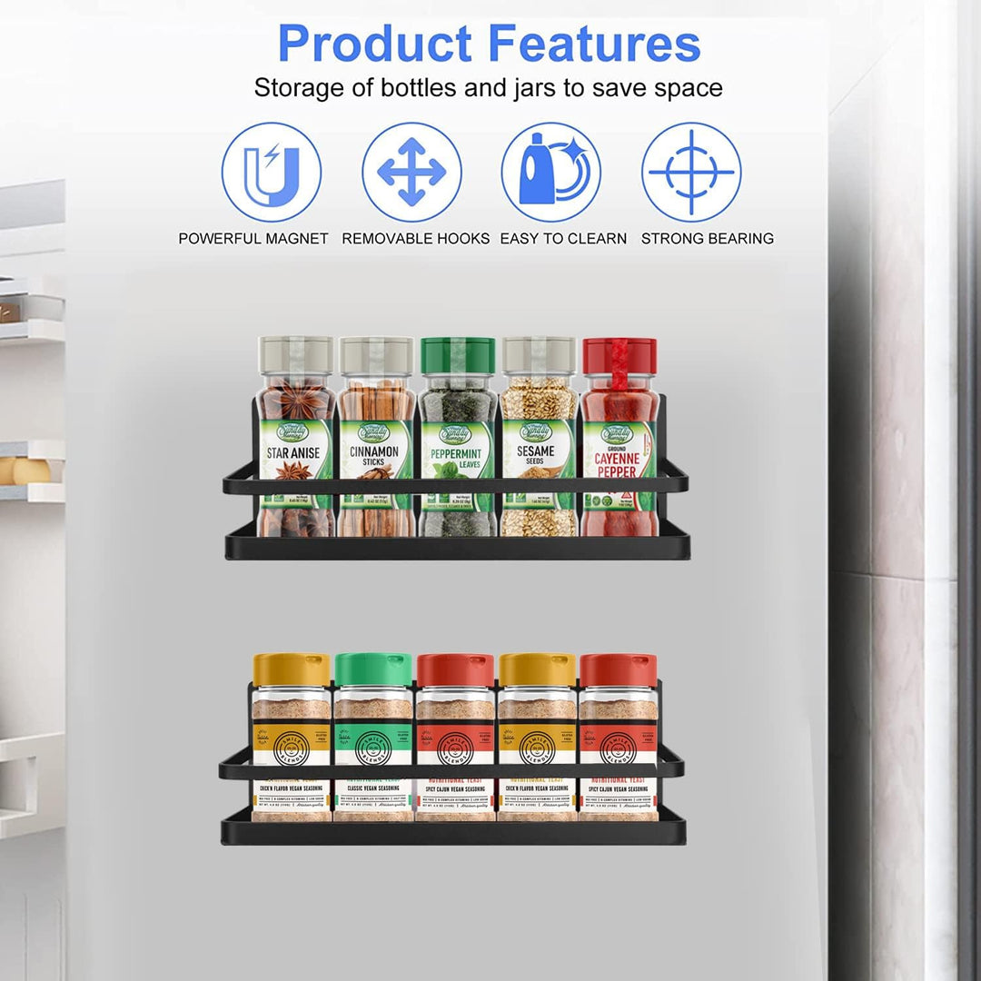 Lisslune | No-Drill Magnetic Spice Rack Set – Vespera