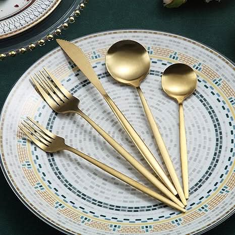 Lisslune | Minimalist Stainless Steel Cutlery Set