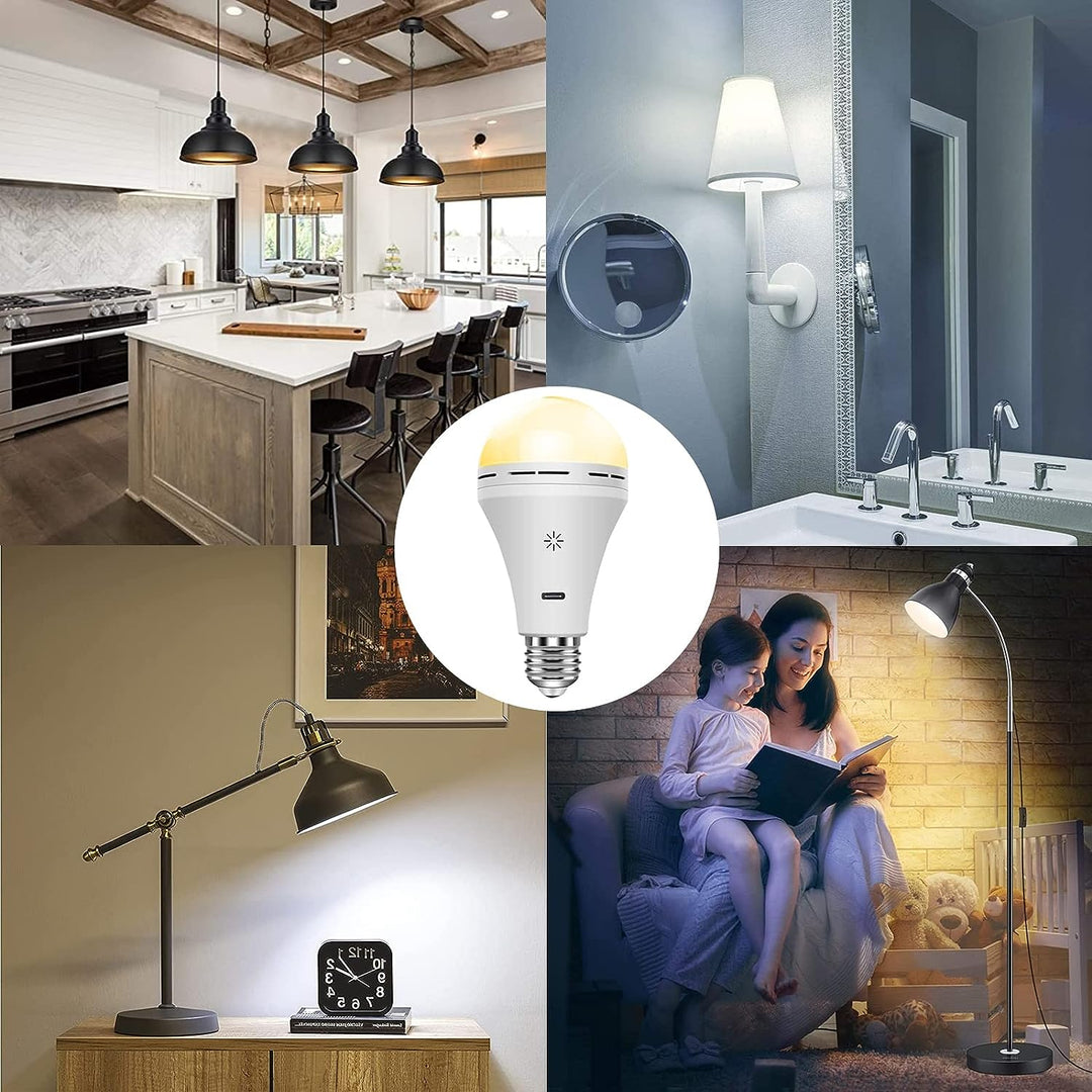 Lisslune | FlexiLight Rechargeable LED Table Lamp – Wireless, Dimmable & Portable Indoor Outdoor Lighting