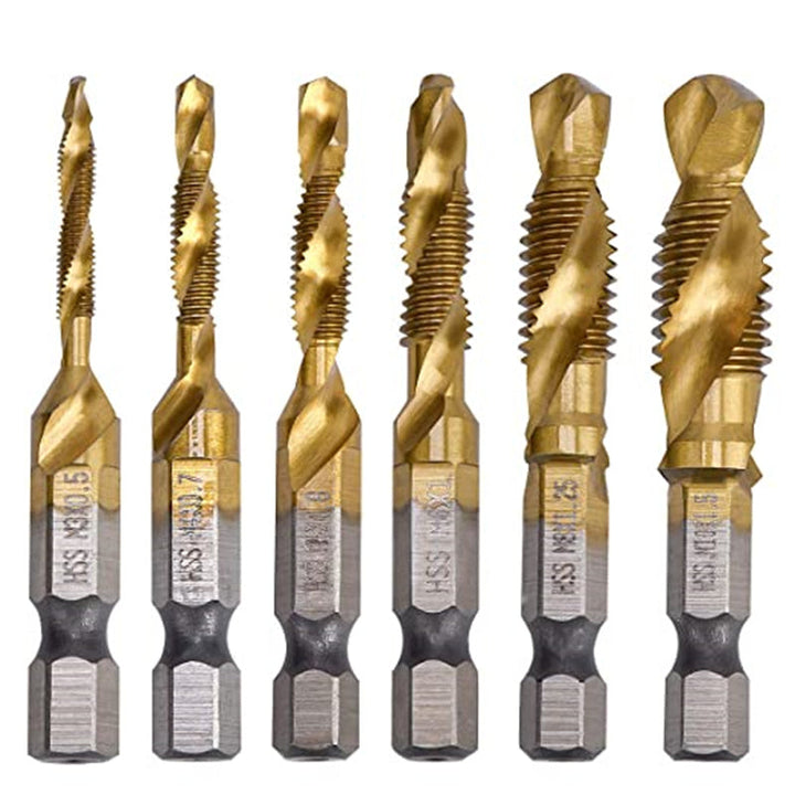 Lisslune | 6-piece metric tap bit set