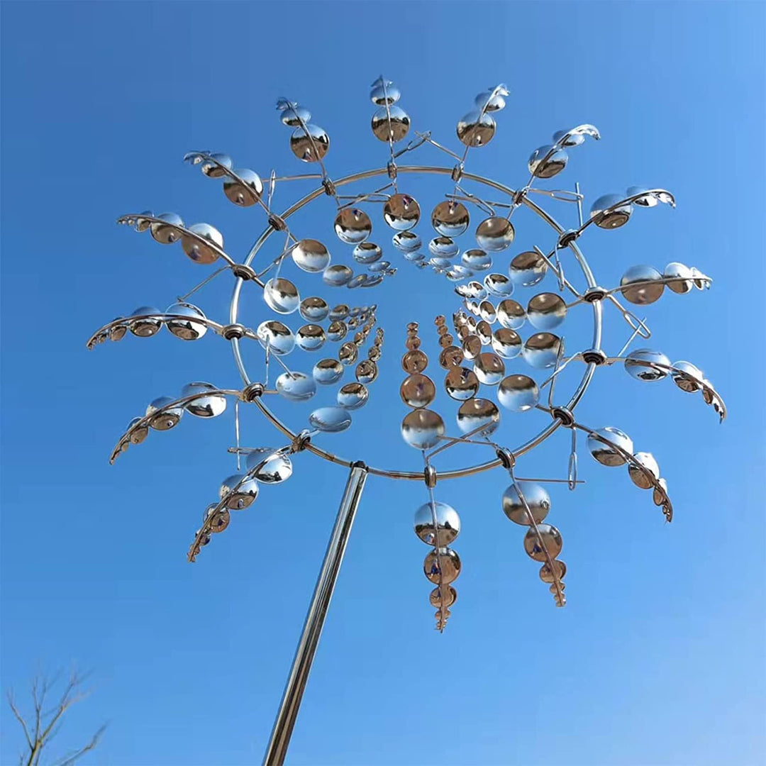 Lisslune | Anti-Rust Kinetic Metal Wind Spinner Windmill for Outdoor Garden Decor & Landscaping