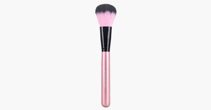 Lisslune | Powder Makeup Brush - Made from synthetic fibers - Full & round shape - For loose and pressed powder products - Perfect for foundations, blush & bronzer