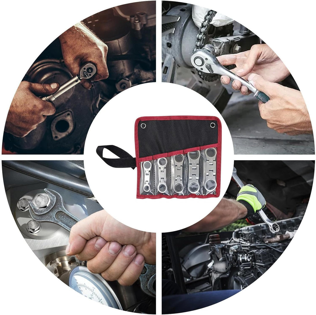 Lisslune | Double Drive Flex Head Ratcheting Wrench – Torvex