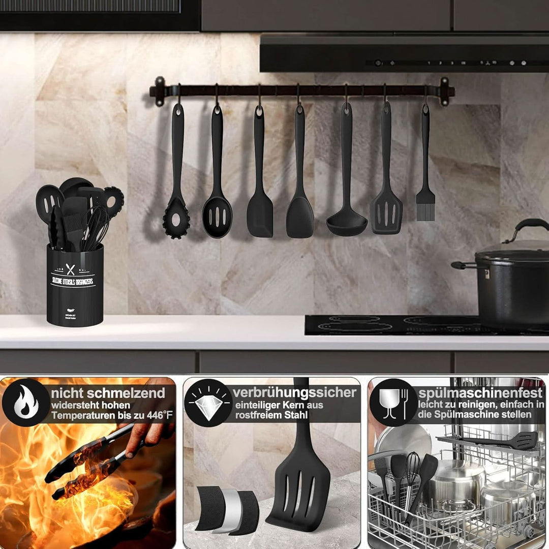 Lisslune | KitchenPro - Silicone Kitchen Utensil Set
