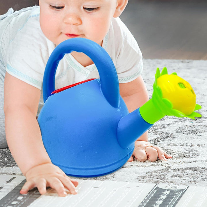 Lisslune | Children's watering can with flower mouth – Colorful plastic watering can for little gardeners