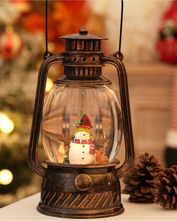 Lisslune | Autumn Gloss Decorative Lamp with Pumpkins – Warm LED Light and 6-Hour Timer