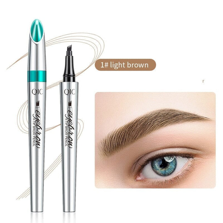 Lisslune | 3D Waterproof Microblading Eyebrow Pen 4 Fork Tip Tattoo Pencil