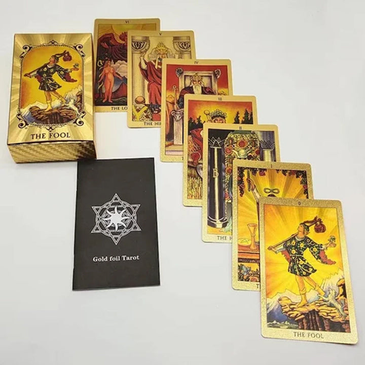 Lisslune | Explore the Mystical World of Tarot Gold Foil Tarot