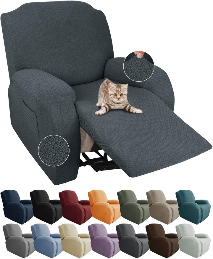 Lisslune | Stretch Recliner Chair Covers 4-Piece Set – CoverMate