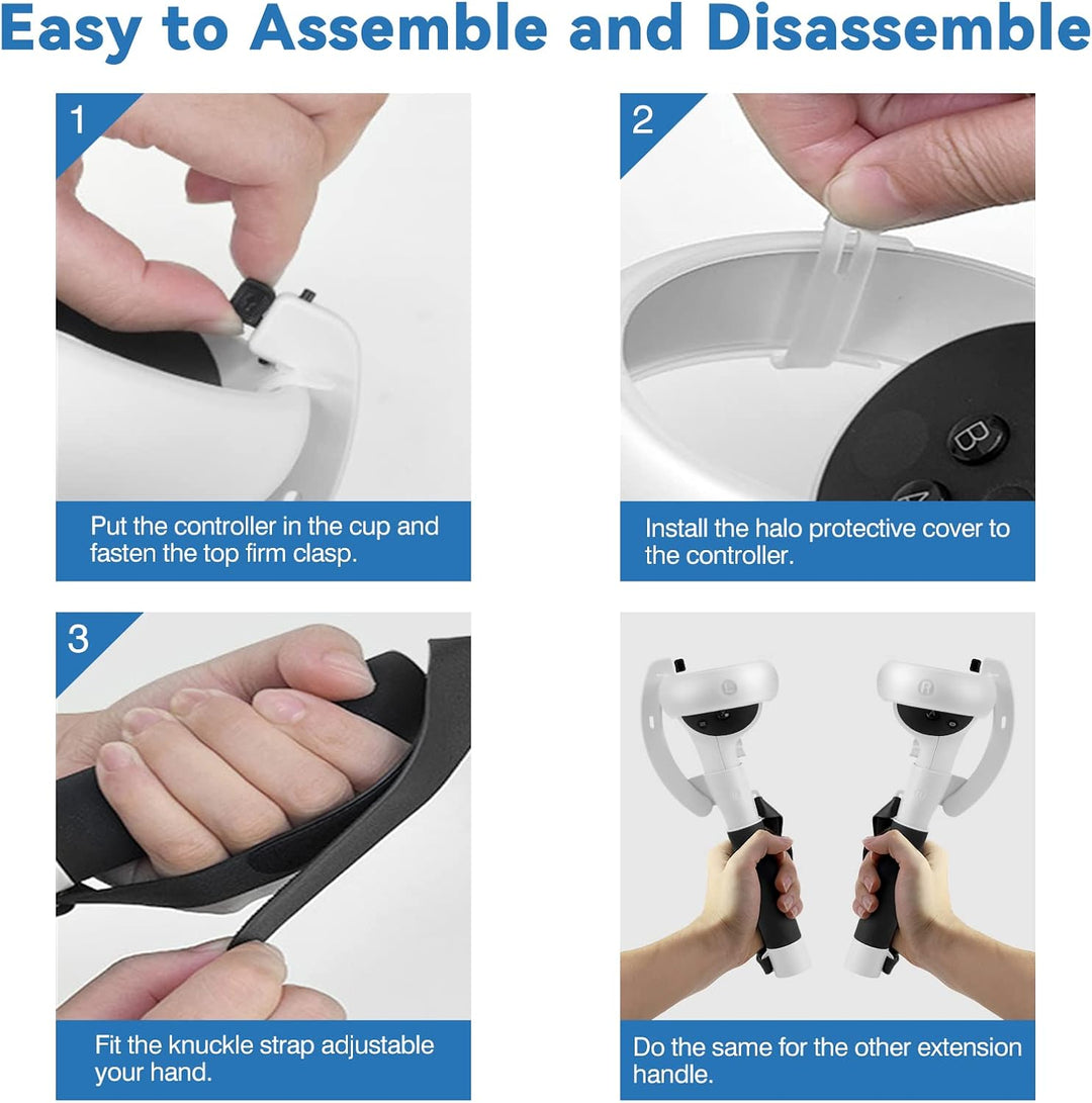 Lisslune | VR Controller Extension Handles for Meta Quest 2 – Kynaro