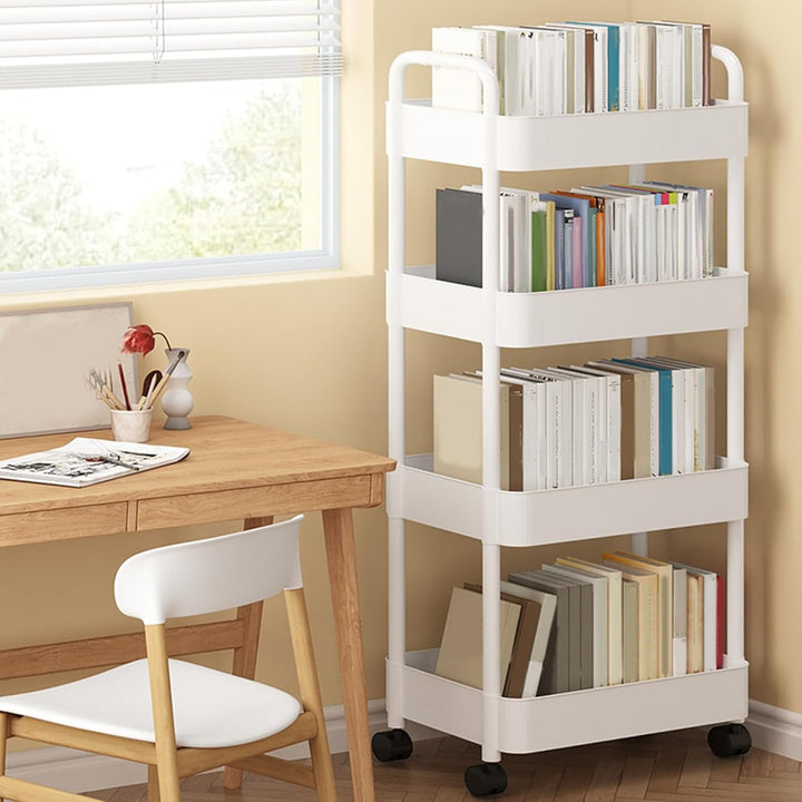 Lisslune | Rolling Utility Cart with Wheels & Handle – Veyora