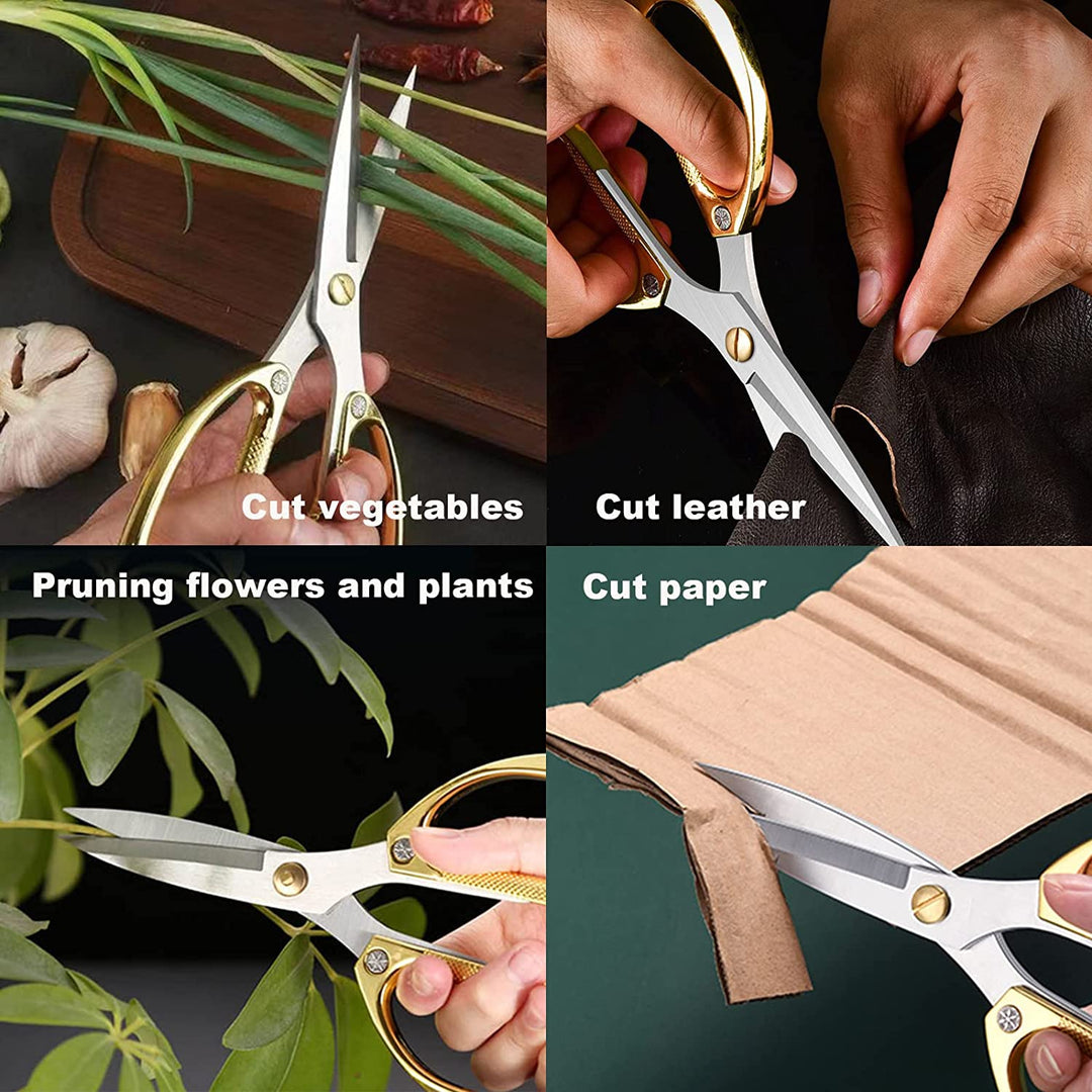 Lisslune | Kitchen Scissors Heavy-Duty Kitchen Scissors Set 2-Pack, Poultry Scissors Heavy-Duty Professional Quick