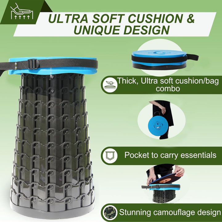 Lisslune | Collapsible Stool with Cushion – SitMax