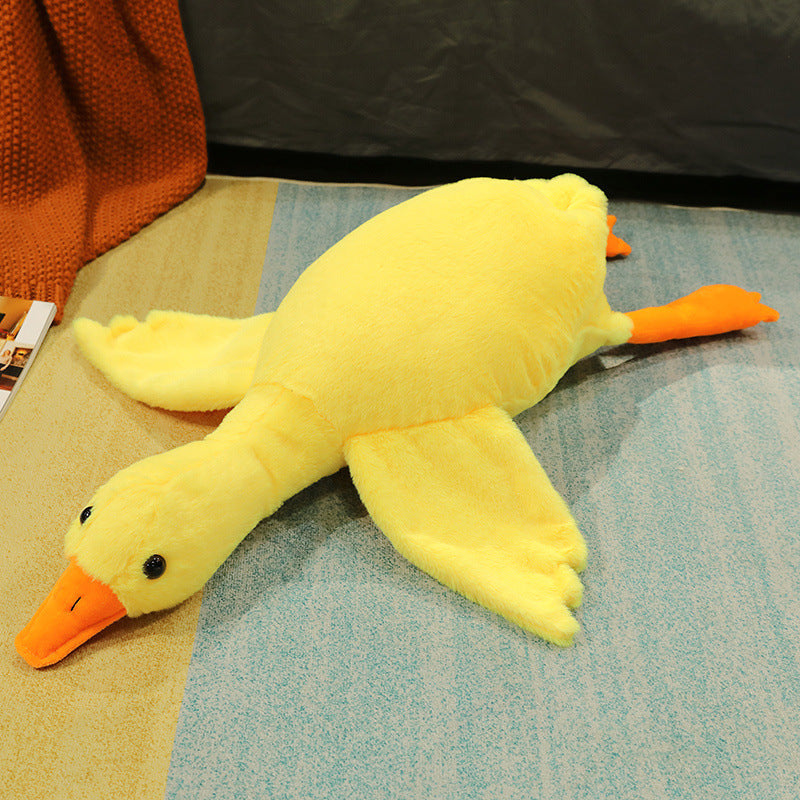 Lisslune | Large White Goose Puppet Pillow Sleeping Plush Toy