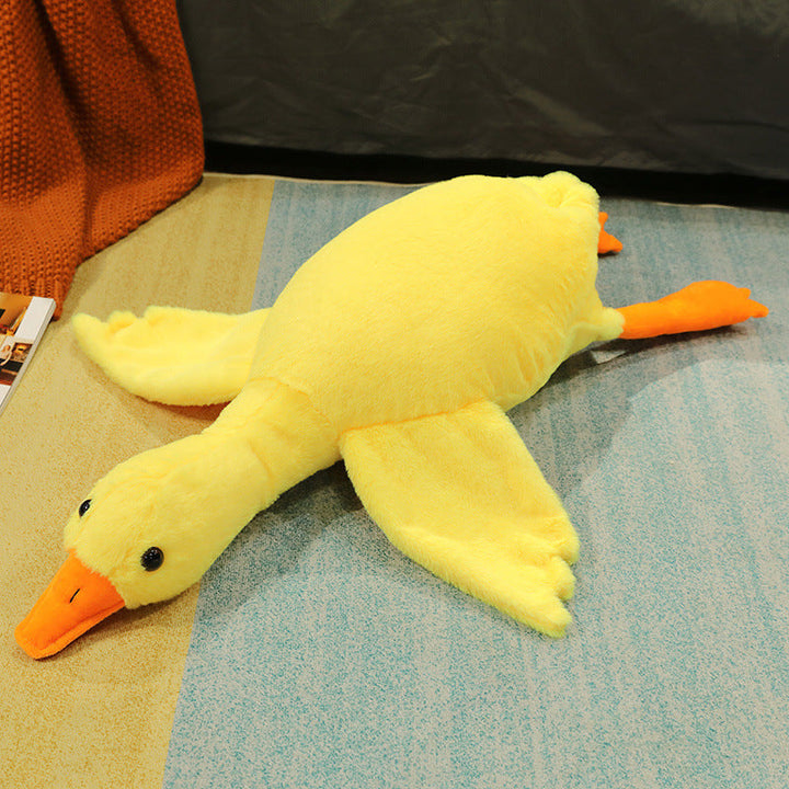 Lisslune | Large White Goose Puppet Pillow Sleeping Plush Toy