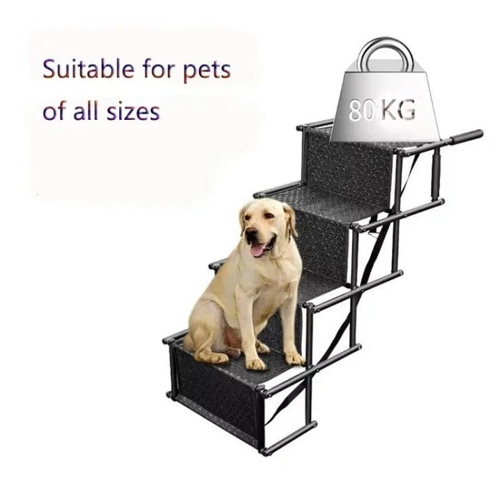Lisslune | Foldable Car Steps for Dogs Safe Climbing for Puppies