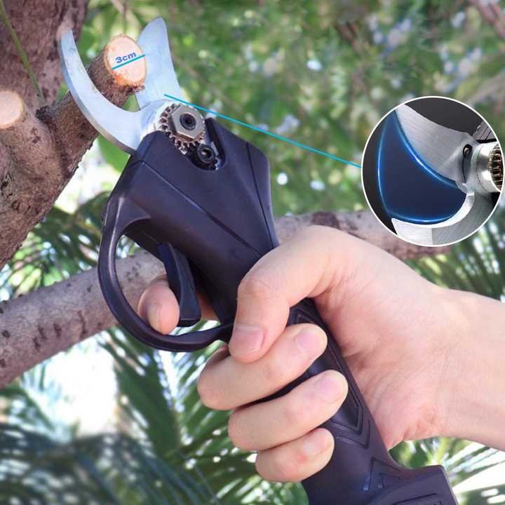 Lisslune | Electric Pruning Shears – 21V Cordless Garden Cutter with Precision Steel Blades