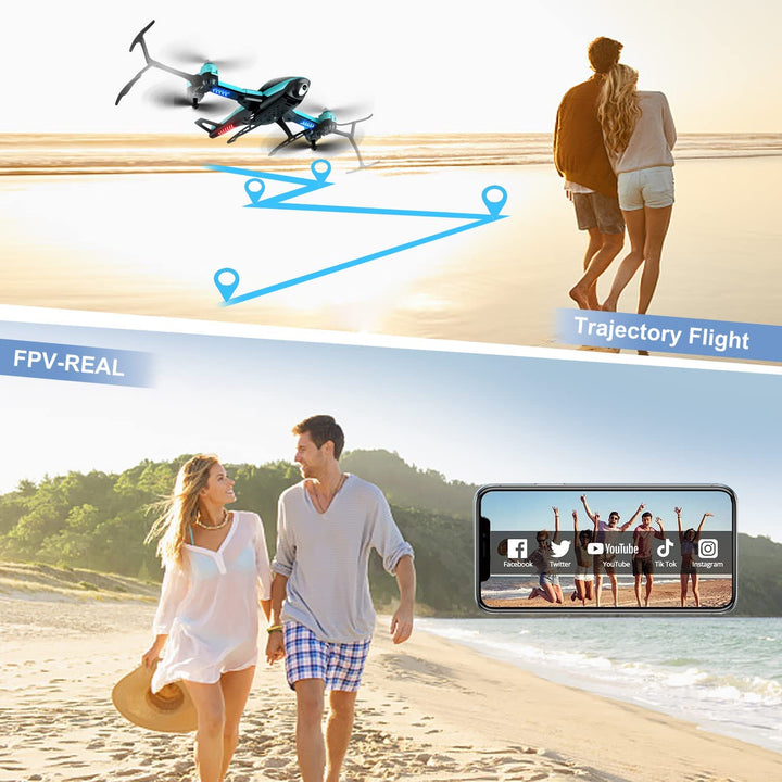 Lisslune | RC Helicopter Drone with 1080P HD Camera for Kids Adults