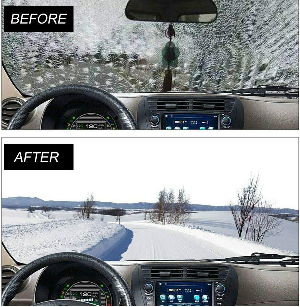 Lisslune | 12V Ceramic Car Heater | 150W-300W Portable Fan with Automatic Thermostat for Winter Use in Vehicles