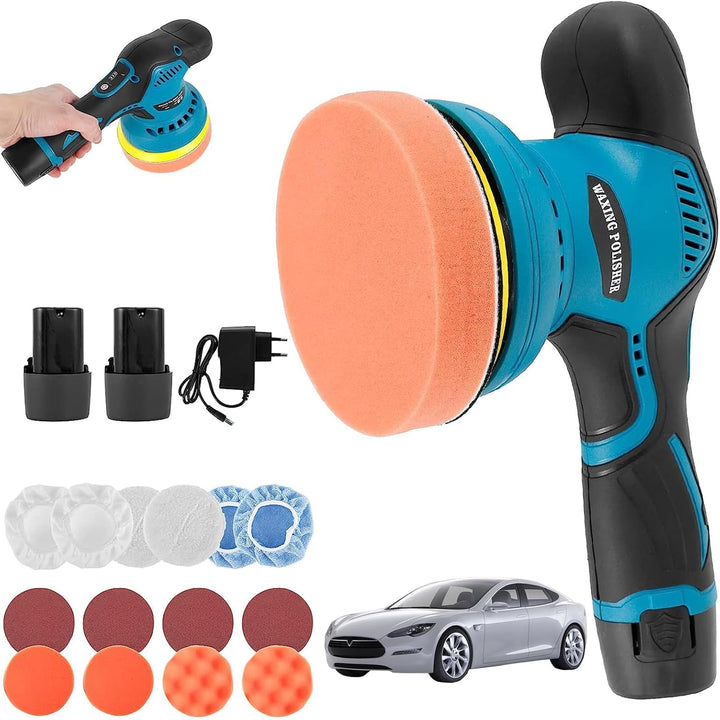 Lisslune | Cordless Car Polisher with Dual Batteries and 8-Speed Control – Torvex