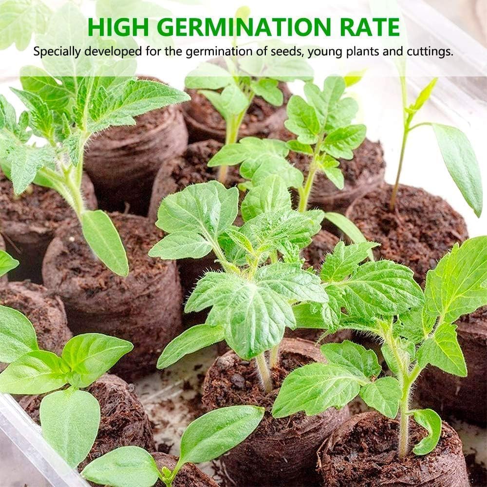 Lisslune | Coconut Fiber Peat Seedling Pellets – Starter for Seed Planting
